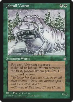 Johtull Wurm MTG NM - Ice Age - Image 1