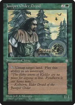 Juniper Order Druid MTG NM - Ice Age - Image 1