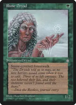 Rime Dryad MTG NM - Ice Age - Image 1