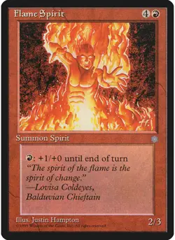 Flame Spirit MTG NM - Ice Age - Image 1