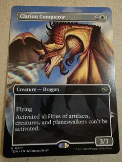 Clarion Conqueror - (Borderless) Tarkir: Dragonstorm Regular - Mtg - Image 1