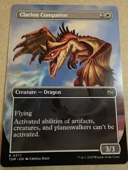 Clarion Conqueror - (Borderless) Tarkir: Dragonstorm Regular - Mtg - Image 2