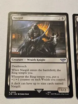 x3 Nazgul #333,334 & 338 Universes Beyond: Lord of the Rings Lot Of 3 - Image 4