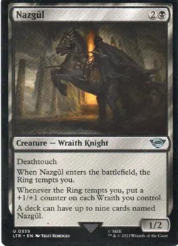 MTG: The Lord of the Rings: Nazgul (0335): Lightly Played Condition - Image 1