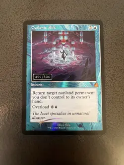 MTG Cyclonic Rift SERIALIZED 459/500 Ravnica Remastered - Image 1