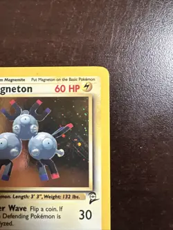 Magneton - 9/130 - Pokemon Base Set 2 Holo Rare Card WOTC LP - Image 3