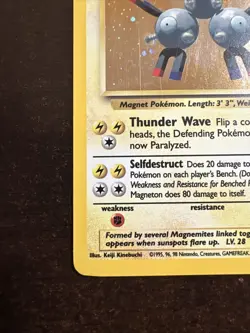Magneton - 9/130 - Pokemon Base Set 2 Holo Rare Card WOTC LP - Image 5