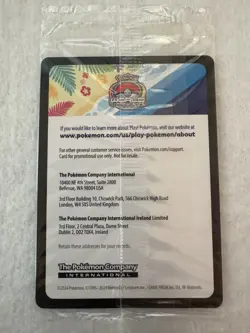 Pokemon World Championship 2024 Pikachu Promo – Factory Sealed - Mint - Image 4