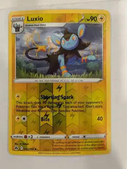 Luxio 042/159 - Crown Zenith Reverse Pokemon Holo Foil Nice! - Image 1
