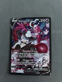 Pokemon Enamorus V Ultra Rare Full Art TG18/TG30 Holo Lost Origin Trainer Card - Image 1
