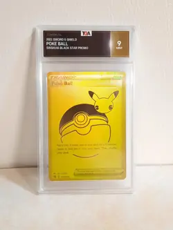 Pok'e Ball SWSH146 Celebrations (Grade 9 - Gold Promo) Pokemon Card. - Image 1