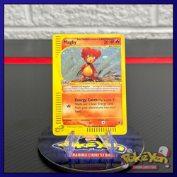 Magby 017/165 Holo Rare Pokemon Card Expedition Base Set Lightly Played LP - Image 1