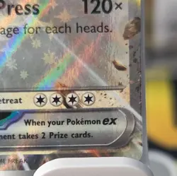 Snorlax ex 076/131 Prismatic Evolutions Stamp Special Collection Promo Pokemon - Image 3