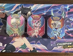 Pokemon 3 Celebration Tin Set Sylveon, Glaceon, Leafeon GX Fall Sealed TCG 2018 - Image 1