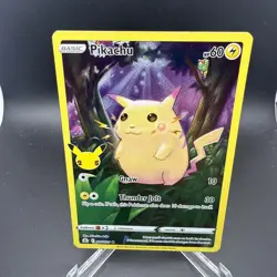 Pikachu - 005/025 - Pokemon Celebrations Sword & Shield Full Art Rare Card NM - Image 1