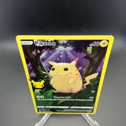 Pikachu - 005/025 - Pokemon Celebrations Sword & Shield Full Art Rare Card NM - Image 4