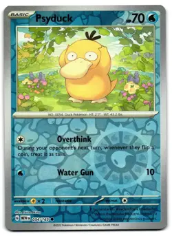 Psyduck 054/165 - 151 Common Pokemon TCG Reverse Holo - LP Card - Image 1