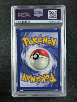 1999 Pokemon MACHOKE 34/102 Base Set Unlimited Uncommon English PSA 8 (A) - Image 2