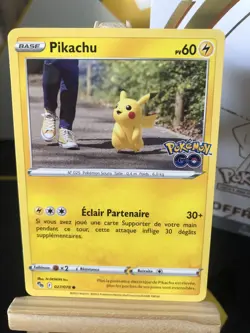 Lot Carte Pokemon Pikachu Holo 028/078 Et 027/078 EB10.5 Pokemon Go FR NEUF - Image 3