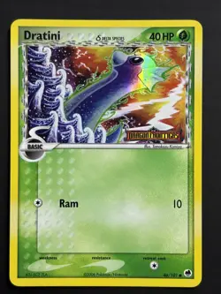 Dratini Delta Species 46/101 Dragon Frontiers Reverse Holo Stamp Pokemon #46 LP+ - Image 1