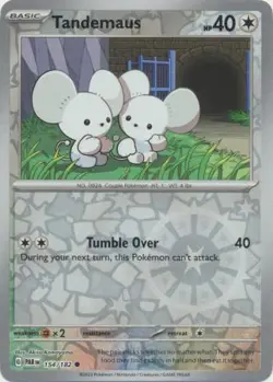TANDEMAUS 154/182 PARADOX RIFT POKEMON (REVERSE HOLO, NM) - Image 1