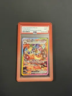 POKEMON PSA 9 2025 EN FLAREON EX PRISMATIC EVOLUTIONS SIR 146/131 - Image 1