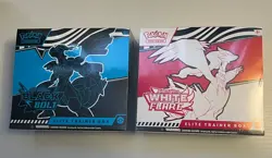 Pokemon Black Bolt and White Flare ETB Set Of 2 Factory Sealed - Image 1