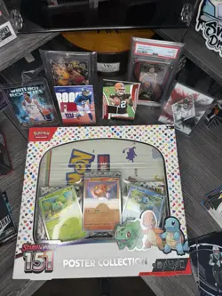 Pokemon Scarlet & Violet 151 Poster Collection Promo Box Bulbasaur Charmander - Image 1