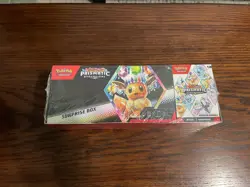 Pokemon Prismatic Evolutions Surprise Box And Booster Bundle New- Partial Tear - Image 1