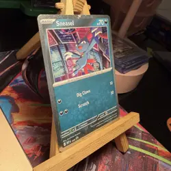 Sneasel 020 HOLOBLEED/SWIRL Phantasmal Flames Black Star Promo Pokemon TCG MINT - Image 2