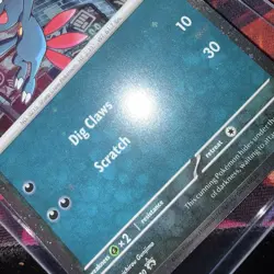 Sneasel 020 HOLOBLEED/SWIRL Phantasmal Flames Black Star Promo Pokemon TCG MINT - Image 4