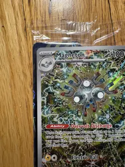 Pokemon Sealed Magneton SVP 159 Surging Sparks Full Art Holo Black Star Promo NM - Image 2
