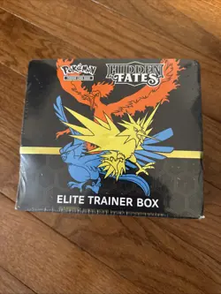 2019 Pokemon Hidden Fates Sun and Moon Elite Trainer Box ETB with Case - Image 1
