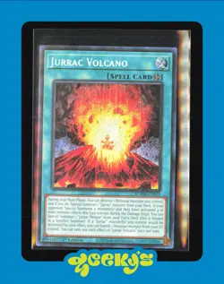 Jurrac Volcano BLMM-EN019 Battles of Legend Monster Mayhem 1st Edition Yu-Gi-Oh! - Image 1