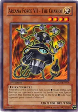 Arcana Force VII - The Chariot - LODT-EN013 - Common - Unlimited Edition - Light - Image 1