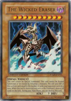 Yugioh! HP The Wicked Eraser - JUMP-EN016 - Ultra Rare - Limited Edition Heavily - Image 1