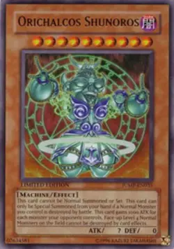 Yugioh! LP Orichalcos Shunoros - JUMP-EN035 - Ultra Rare - Limited Edition Light - Image 1