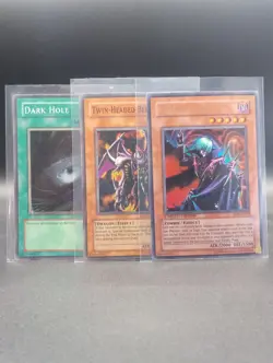 Yu-Gi-Oh ~ Vintage Holo's ~ Dark Hole, Vampire Lord, Twin-Headed Behemoth - Image 1