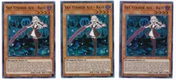 YUGIOH TCG 3X SKY STRIKER ACE RAYE DASA-EN029 1st Edition - Image 1