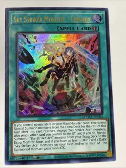 Yu-Gi-Oh! Sky Striker Mobilize Linkage 1st Edition Ultra Rare MAMA-EN003 MintNM - Image 1