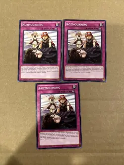 Yugioh - 3X Kozmourning - Common - 1st Edition - SHVI-EN086 - Near Mint - Image 1