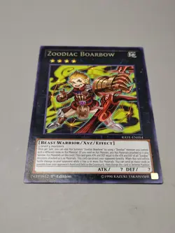 NM Zoodiac Boarbow - RATE-EN054 - Rare - 1st Edition YuGiOh - Image 1