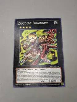 NM Zoodiac Boarbow - RATE-EN054 - Rare - 1st Edition YuGiOh - Image 2