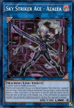 Yu-Gi-Oh! Sky Striker Ace-Azalea 1st Ed. BLMR-EN052 Secret Rare NM - Image 1