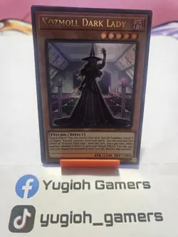 Yu-Gi-Oh Kozmoll Dark Lady GFTP 1st Edition Ultra Rare Light Played - Image 1
