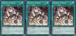 3x Arcana Spread | SUDA-EN054 | Common | 1st Ed | NM | YuGiOh - Image 1