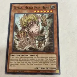 Yu-Gi-Oh! Konami Dyna, Hero Fur Hire MP19-EN251 Effect 1st Edition Beast-Warrio… - Image 1