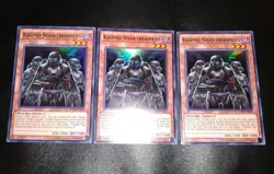 3x Kozmo Soartroopers BOSH-EN083 Super Rare Unlimited Yugioh Playset NM - Image 1