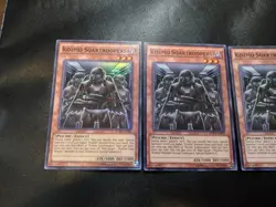 3x Kozmo Soartroopers BOSH-EN083 Super Rare Unlimited Yugioh Playset NM - Image 2