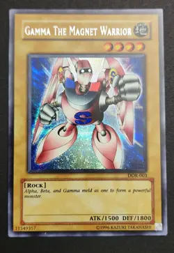 Duelist of the Roses Gamma the Magnet Warrior DOR-003 Unlimited NM Free Shipping - Image 1